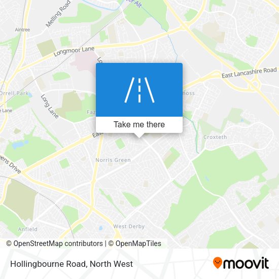 Hollingbourne Road map
