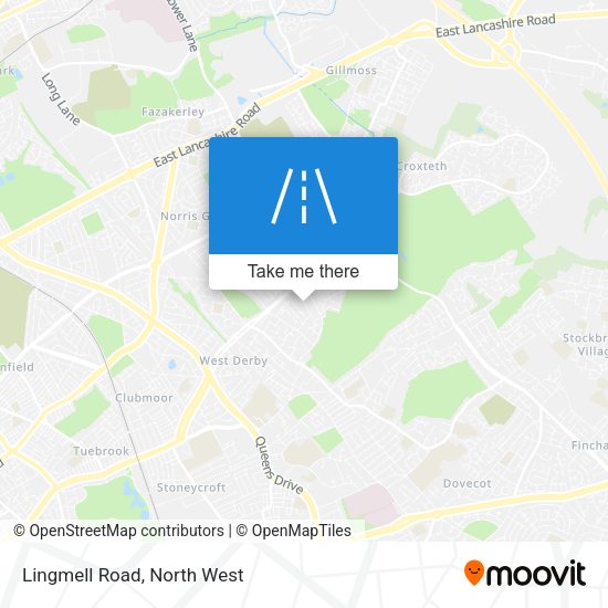 Lingmell Road map