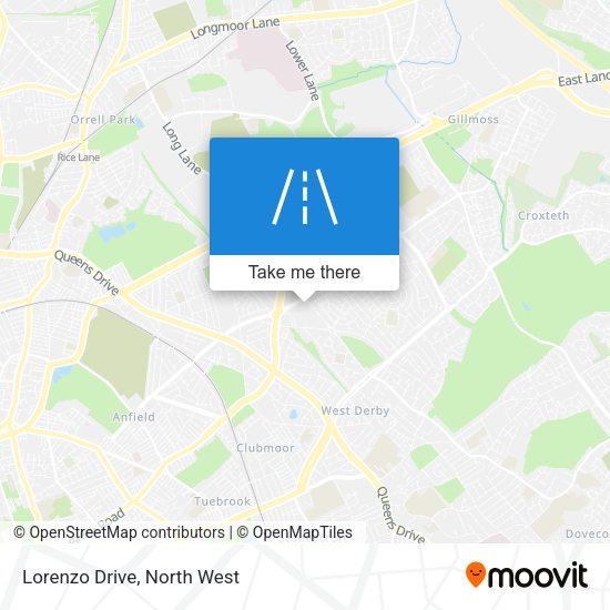 Lorenzo Drive map