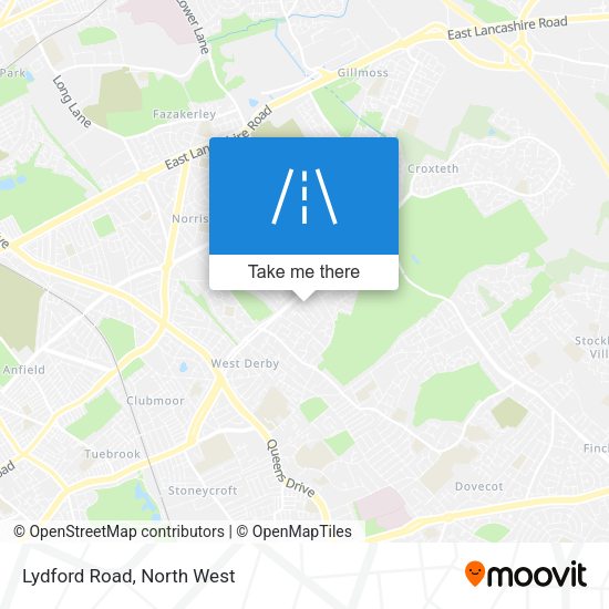 Lydford Road map