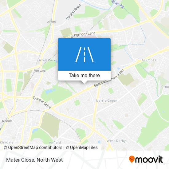 Mater Close map