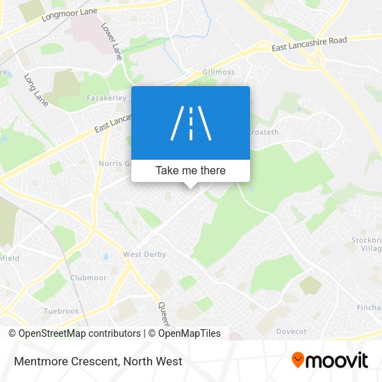 Mentmore Crescent map