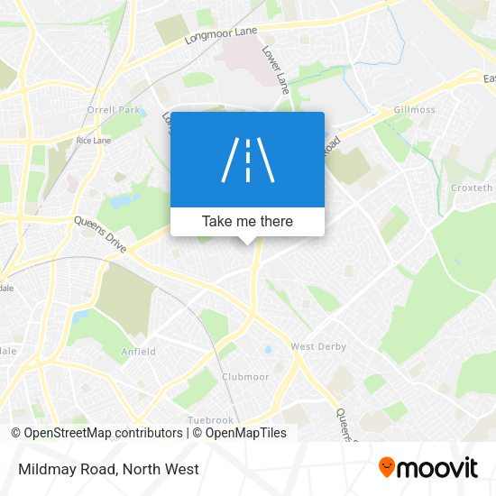 Mildmay Road map