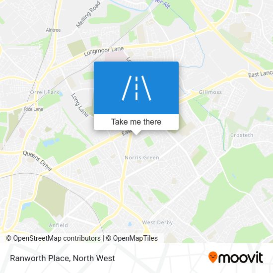 Ranworth Place map