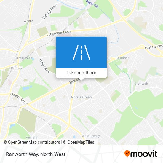 Ranworth Way map