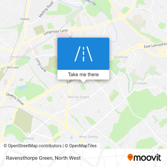 Ravensthorpe Green map