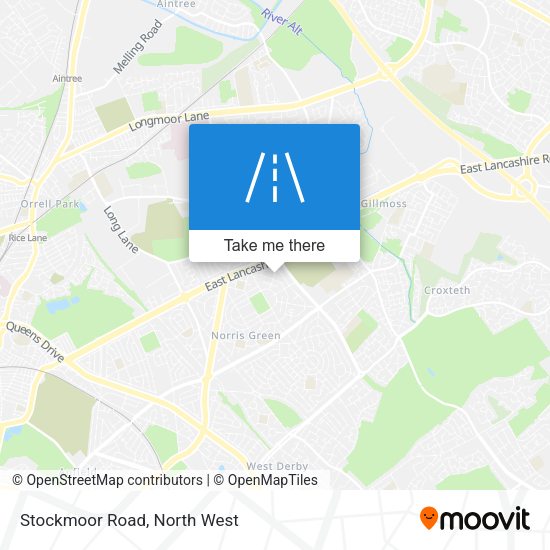 Stockmoor Road map