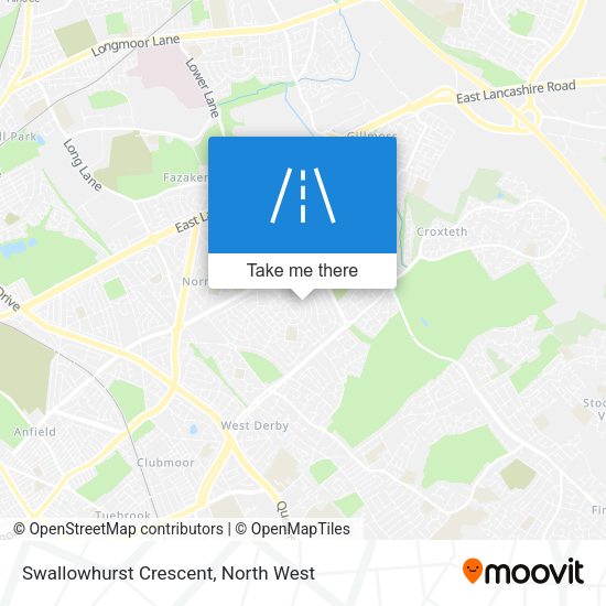 Swallowhurst Crescent map
