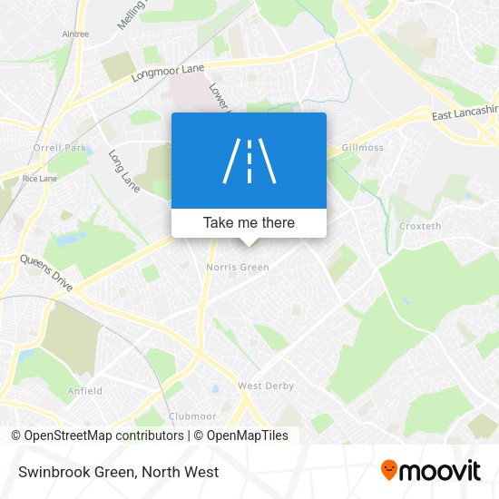 Swinbrook Green map