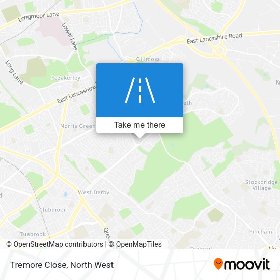 Tremore Close map