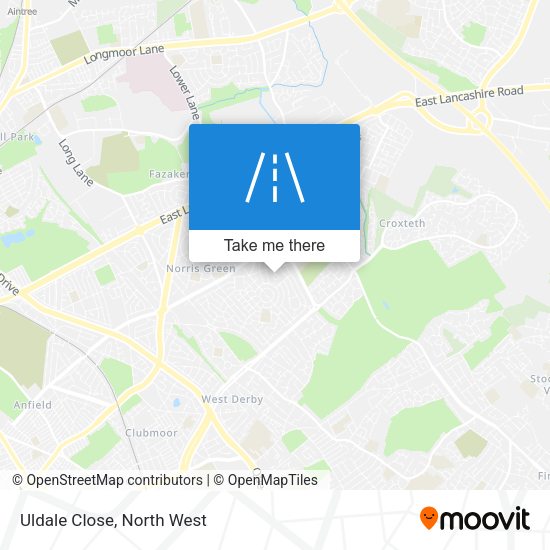 Uldale Close map