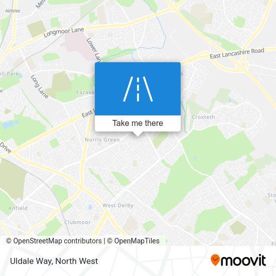 Uldale Way map