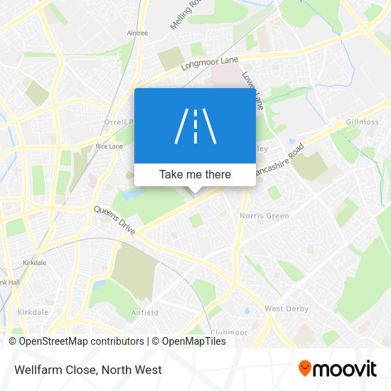 Wellfarm Close map