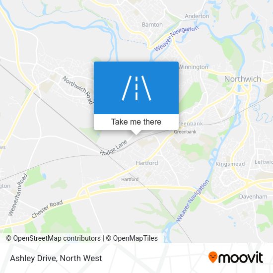 Ashley Drive map