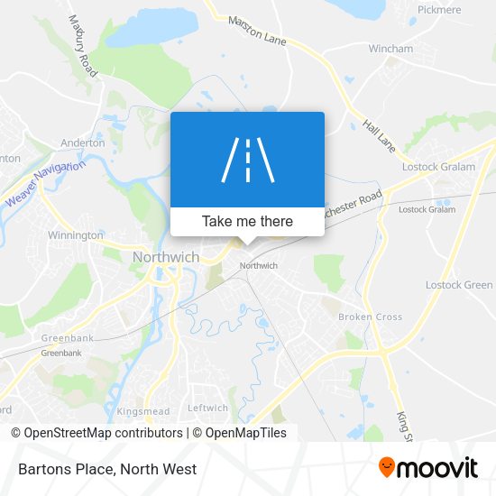 Bartons Place map