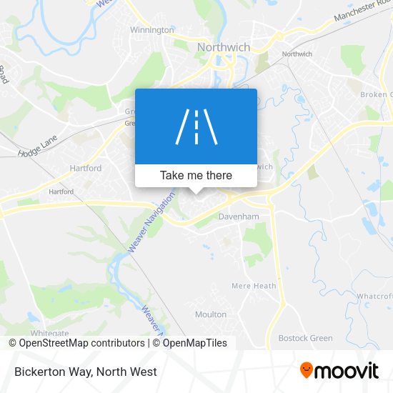 Bickerton Way map