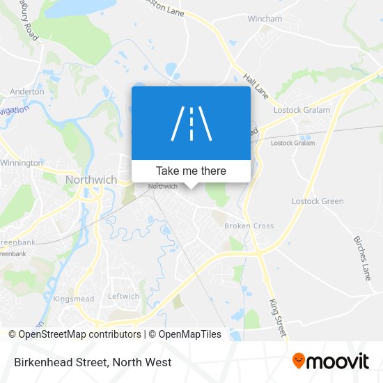 Birkenhead Street map