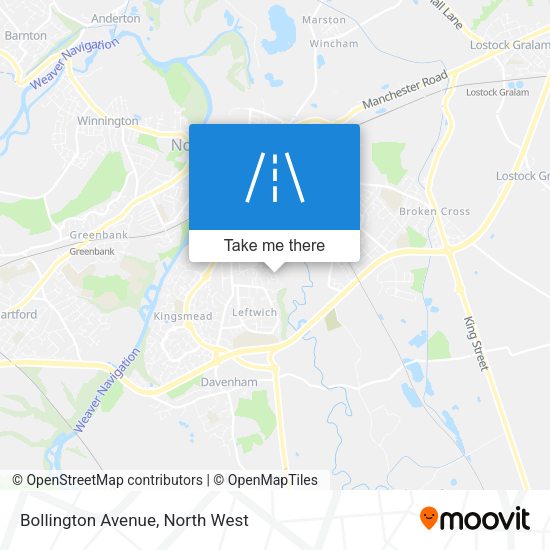 Bollington Avenue map