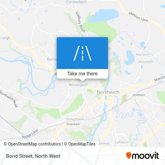Bond Street map
