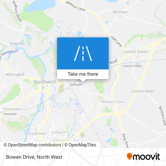 Bowen Drive map