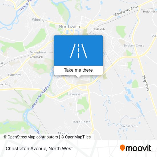 Christleton Avenue map