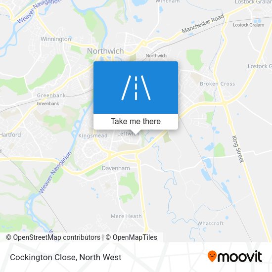 Cockington Close map