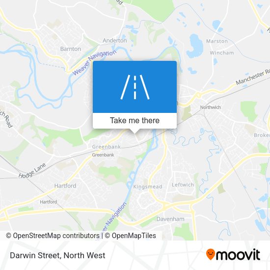 Darwin Street map