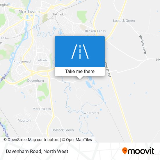 Davenham Road map