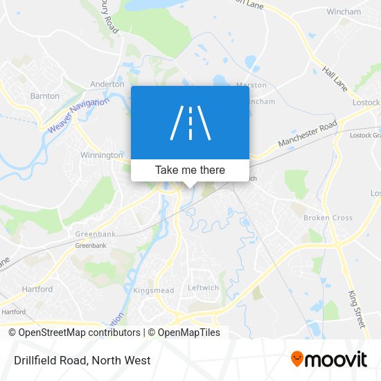 Drillfield Road map