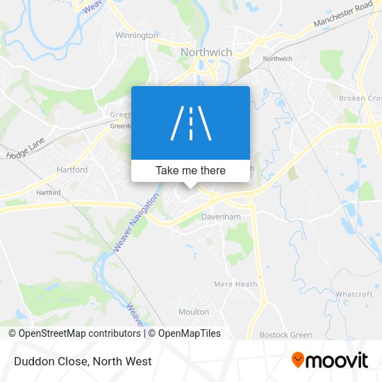 Duddon Close map