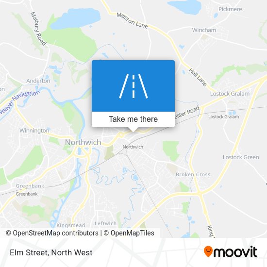 Elm Street map