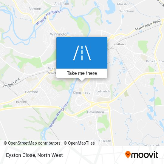 Eyston Close map