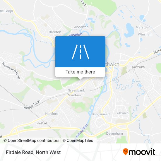 Firdale Road map