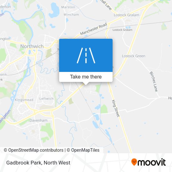 Gadbrook Park map