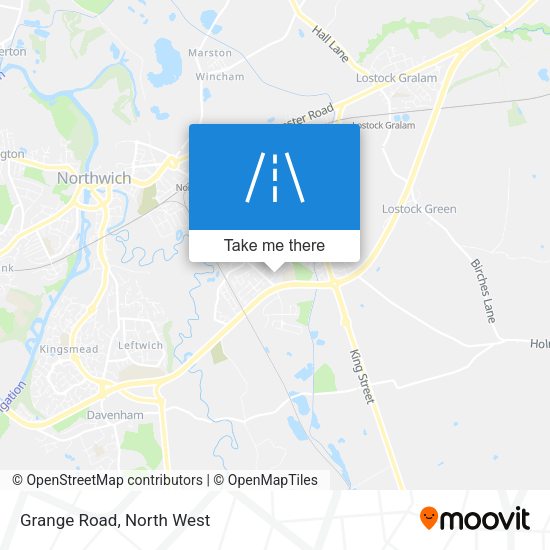 Grange Road map