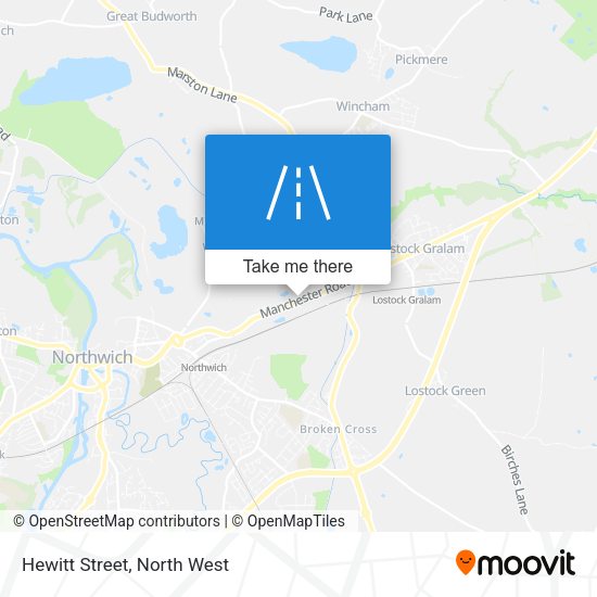 Hewitt Street map