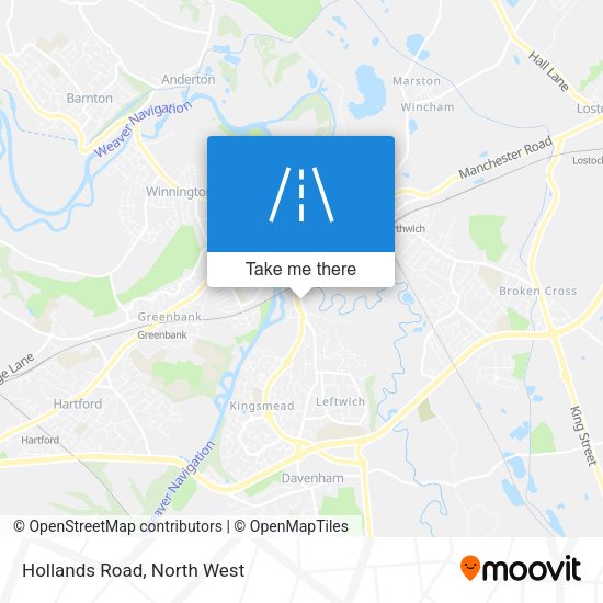 Hollands Road map
