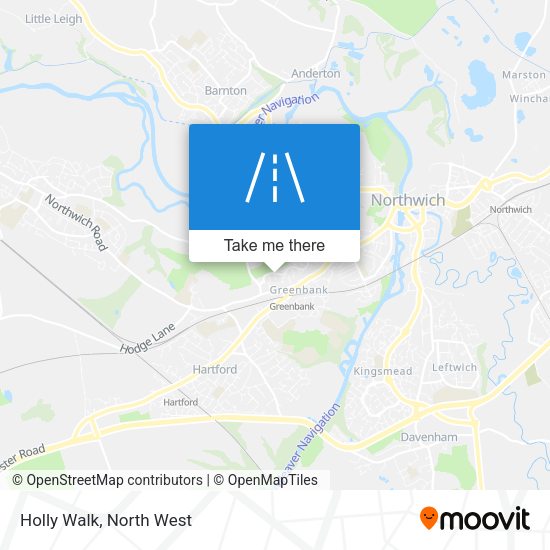 Holly Walk map