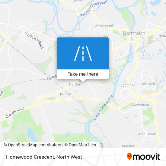 Homewood Crescent map