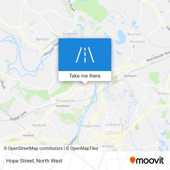 Hope Street map