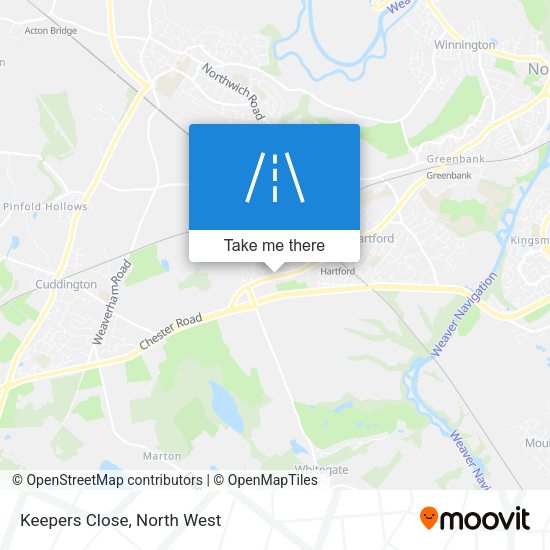 Keepers Close map