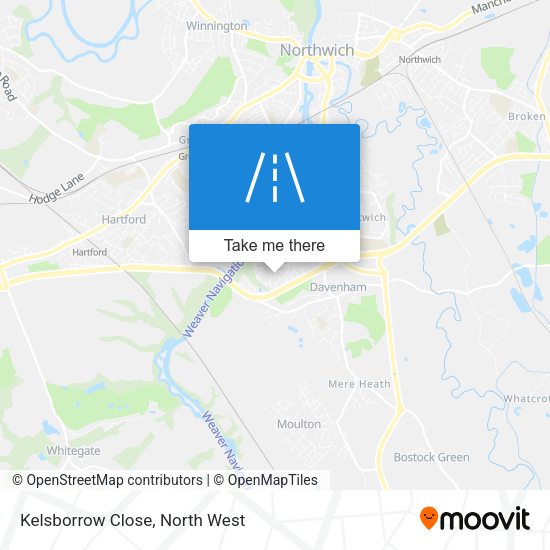 Kelsborrow Close map