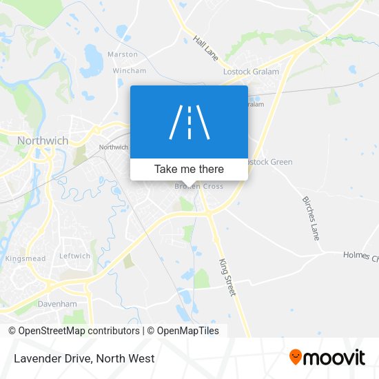Lavender Drive map