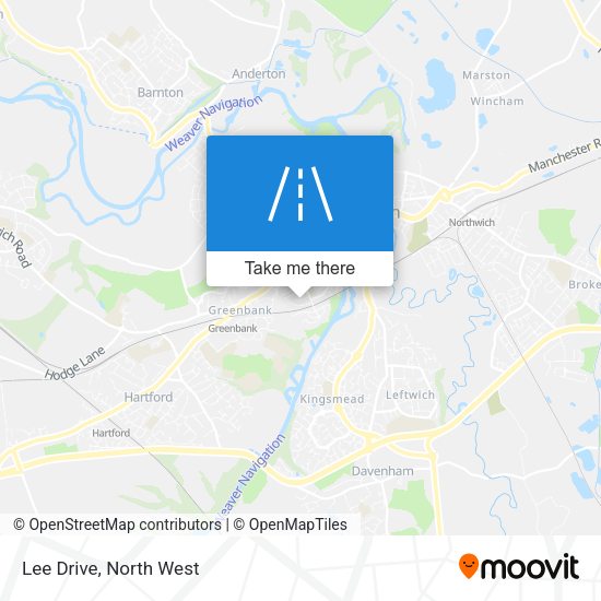Lee Drive map