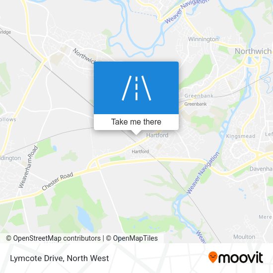 Lymcote Drive map
