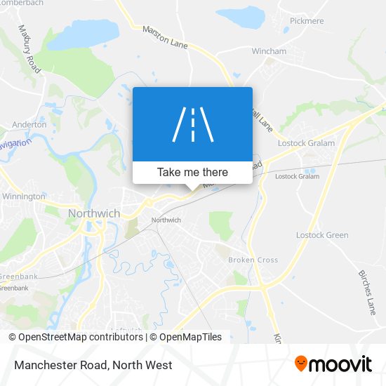 Manchester Road map