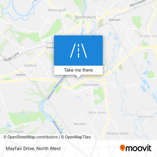 Mayfair Drive map