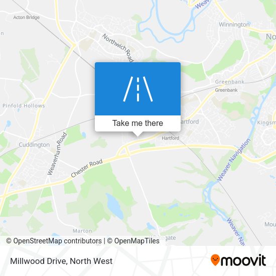 Millwood Drive map