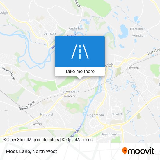 Moss Lane map