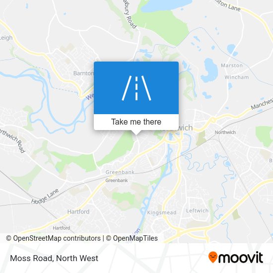 Moss Road map